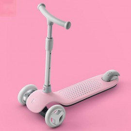 M-001 Xiaomi MiTU Kick Scooter 3 Adjustable Heights C-Curve Design PU Rubber Wheel Foot Scooters For 3 - 6 Years Old Kids